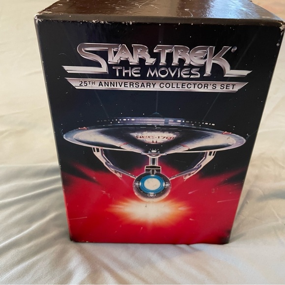 Star Trek Movies I-V 25th Anniversary Collector’s Box VHS 1991 Vintage Sci-fi - Picture 2 of 13